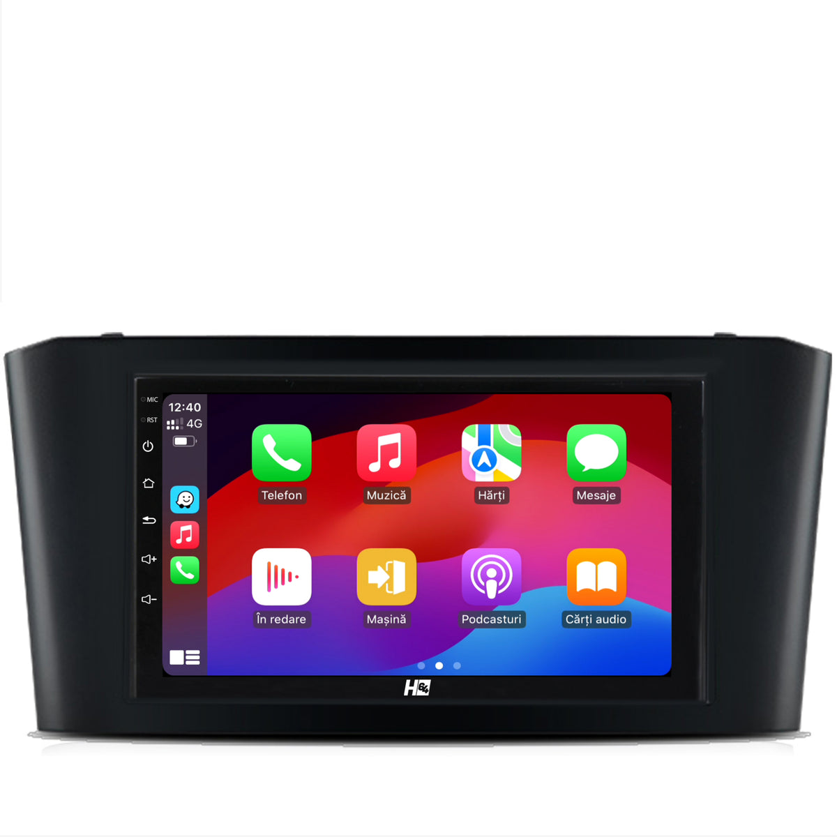 Navigatie HUB64 Toyota Avensis (2004-2008), 4GB RAM, Android, Octacore, Slot Sim 4G, DSP, GPS, Wi-FI, Carplay, Android Auto, USB, Bluetooth, Waze, Touchscreen, 7 Inch
