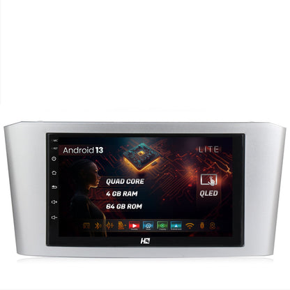 Navigatie HUB64 Toyota Avensis (2004-2008), 4GB RAM, Android, Quadcore, DSP, GPS, Wi-FI, Carplay, Android Auto, USB, Bluetooth, Waze, Touchscreen, 7 inch