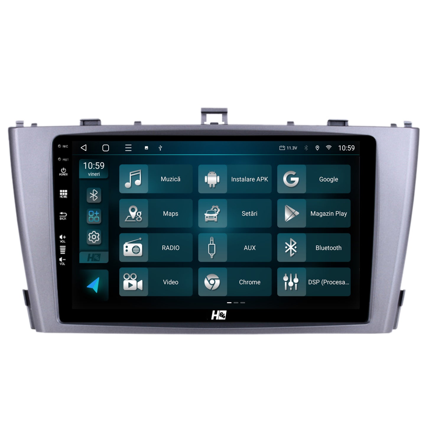 Navigatie HUB64 Toyota Avensis (2008-2015), 2GB RAM, Android, GPS, Wi-FI, Carplay, Android Auto, USB, Bluetooth, Radio, Waze, Touchscreen, 9 inch