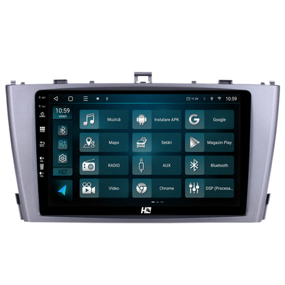 Navigatie HUB64 Toyota Avensis (2008-2015), 6GB RAM, Android, Octacore, Slot Sim 4G, DSP, GPS, Wi-FI, Carplay, Android Auto, USB, Bluetooth, Waze, Touchscreen, 9 Inch