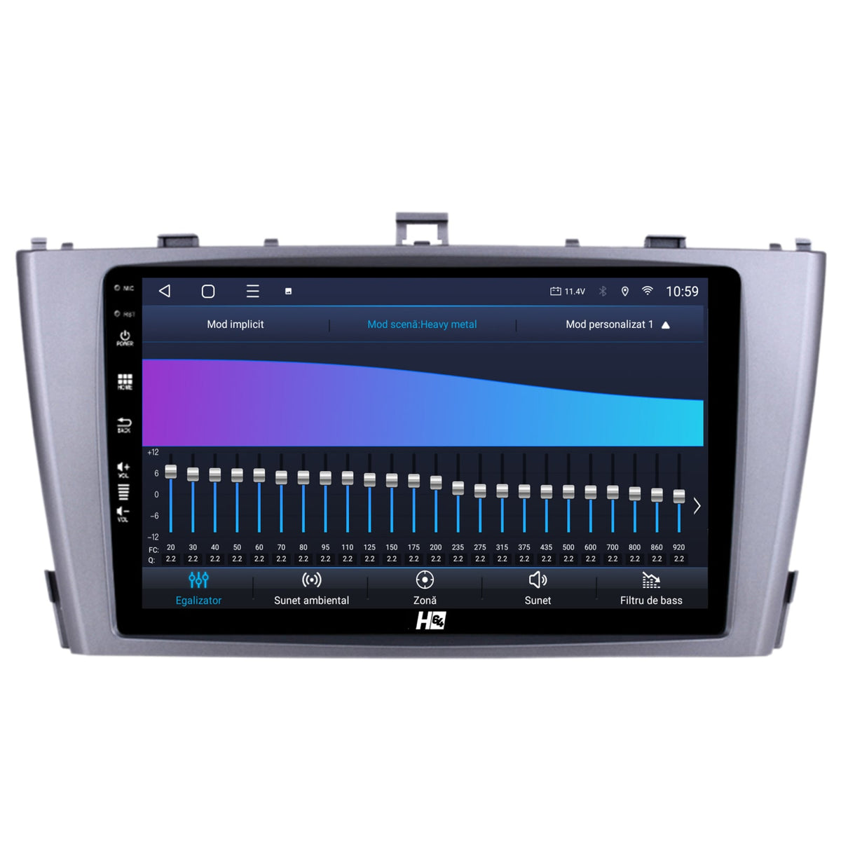 Navigatie HUB64 Toyota Avensis (2008-2015), 8GB RAM, Android, Octacore, Slot Sim 4G, DSP, GPS, Wi-FI, Carplay, Android Auto, USB, Bluetooth, Waze, Touchscreen, 9 Inch