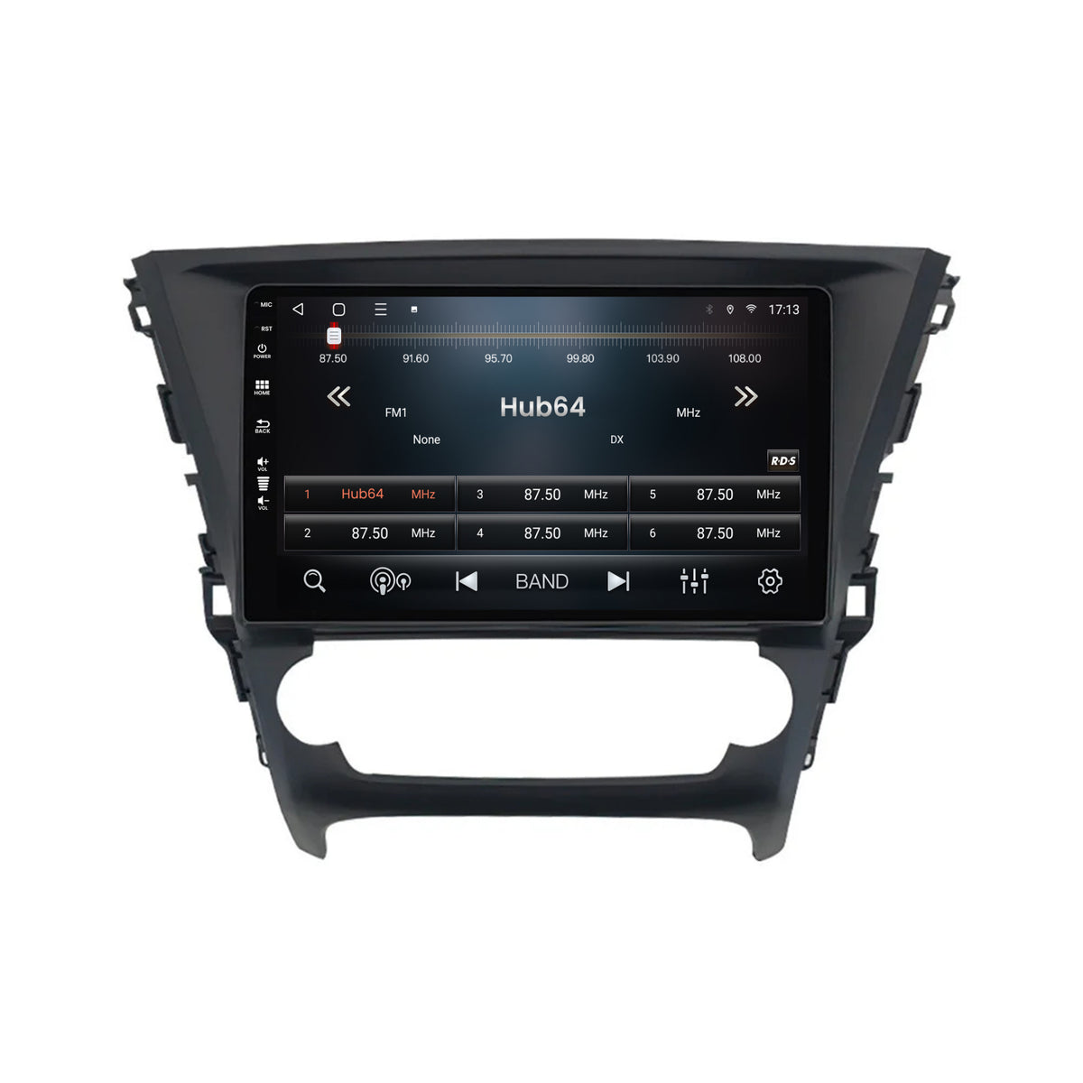 Navigatie HUB64 Toyota Avensis (2015-2018), 8GB RAM, Android, Octacore, Slot Sim 4G, DSP, GPS, Wi-FI, Carplay, Android Auto, USB, Bluetooth, Waze, Touchscreen, 10.1 Inch
