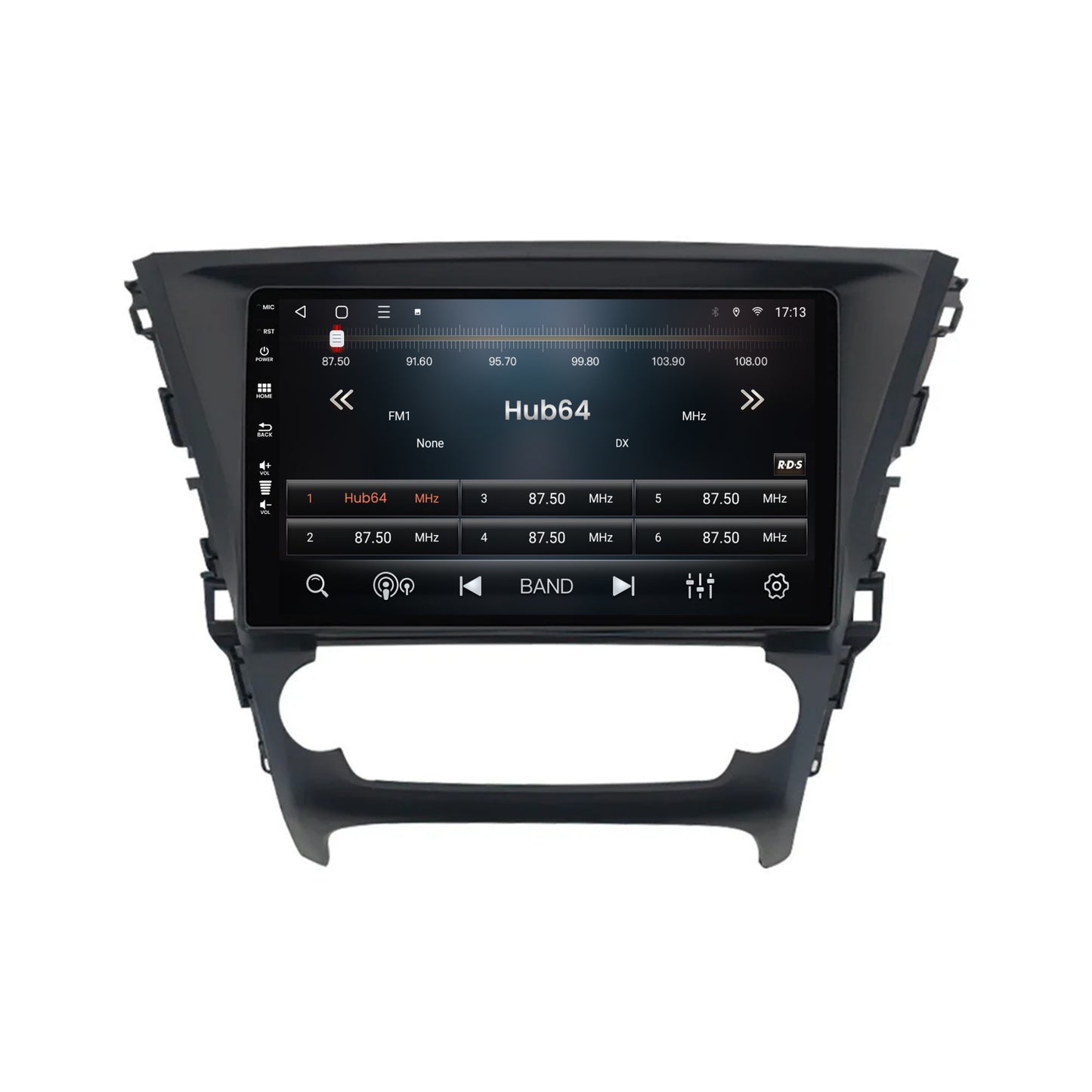 Navigatie HUB64 Toyota Avensis (2015-2018), 8GB RAM, Android, Octacore, Slot Sim 4G, DSP, GPS, Wi-FI, Carplay, Android Auto, USB, Bluetooth, Waze, Touchscreen, 10.1 Inch