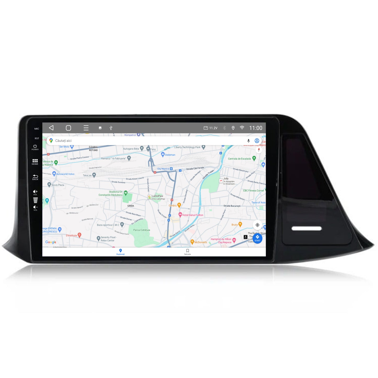 Navigatie HUB64 Toyota CHR (2016-2020), 4GB RAM, Android, Quadcore, DSP, GPS, Wi-FI, Carplay, Android Auto, USB, Bluetooth, Waze, Touchscreen, 9" inch