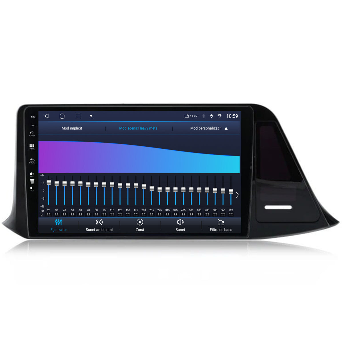 Navigatie HUB64 Toyota CHR (2016-2020), 6GB RAM, Android, Octacore, Slot Sim 4G, DSP, GPS, Wi-FI, Carplay, Android Auto, USB, Bluetooth, Waze, Touchscreen, 9'' Inch