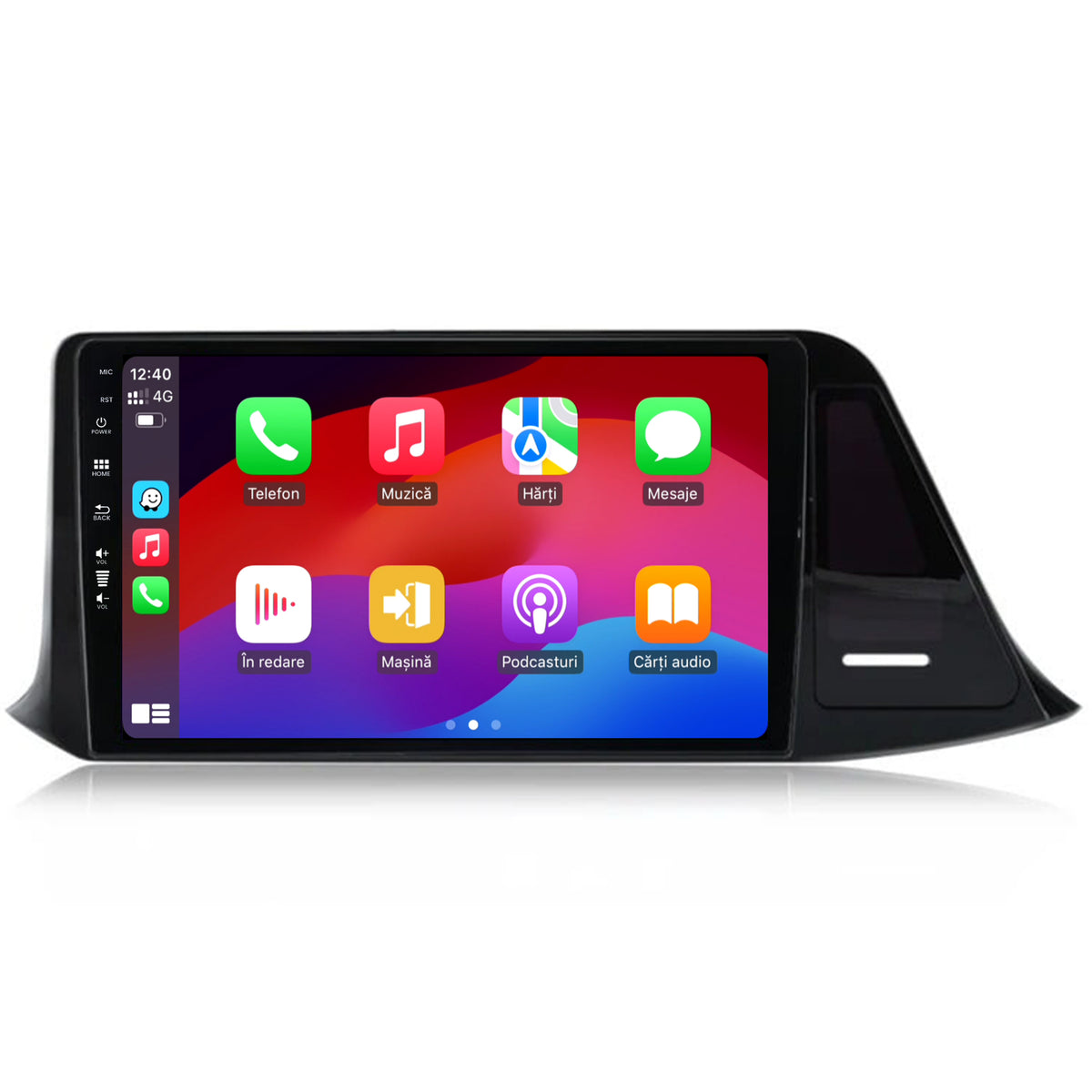 Navigatie HUB64 Toyota CHR (2016-2020), 6GB RAM, Android, Octacore, Slot Sim 4G, DSP, GPS, Wi-FI, Carplay, Android Auto, USB, Bluetooth, Waze, Touchscreen, 9'' Inch