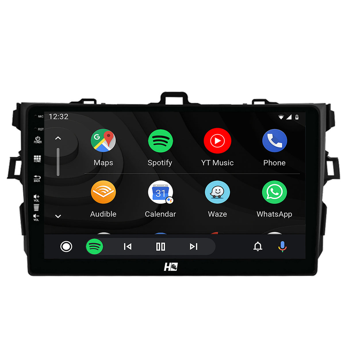 Navigatie HUB64 Toyota Corolla (2007-2013), 4GB RAM, Android, Quadcore, DSP, GPS, Wi-FI, Carplay, Android Auto, USB, Bluetooth, Waze, Touchscreen, 9 inch