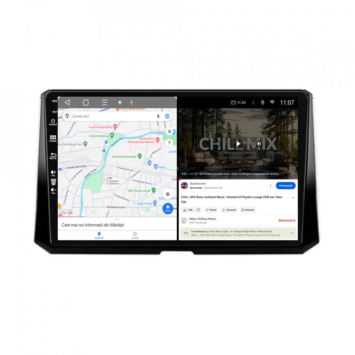 Navigatie HUB64 Toyota Corolla (2019-2023), 8GB RAM, Android, Octacore, Slot Sim 4G, DSP, GPS, Wi-FI, Carplay, Android Auto, USB, Bluetooth, Waze, Touchscreen, 10.1 Inch