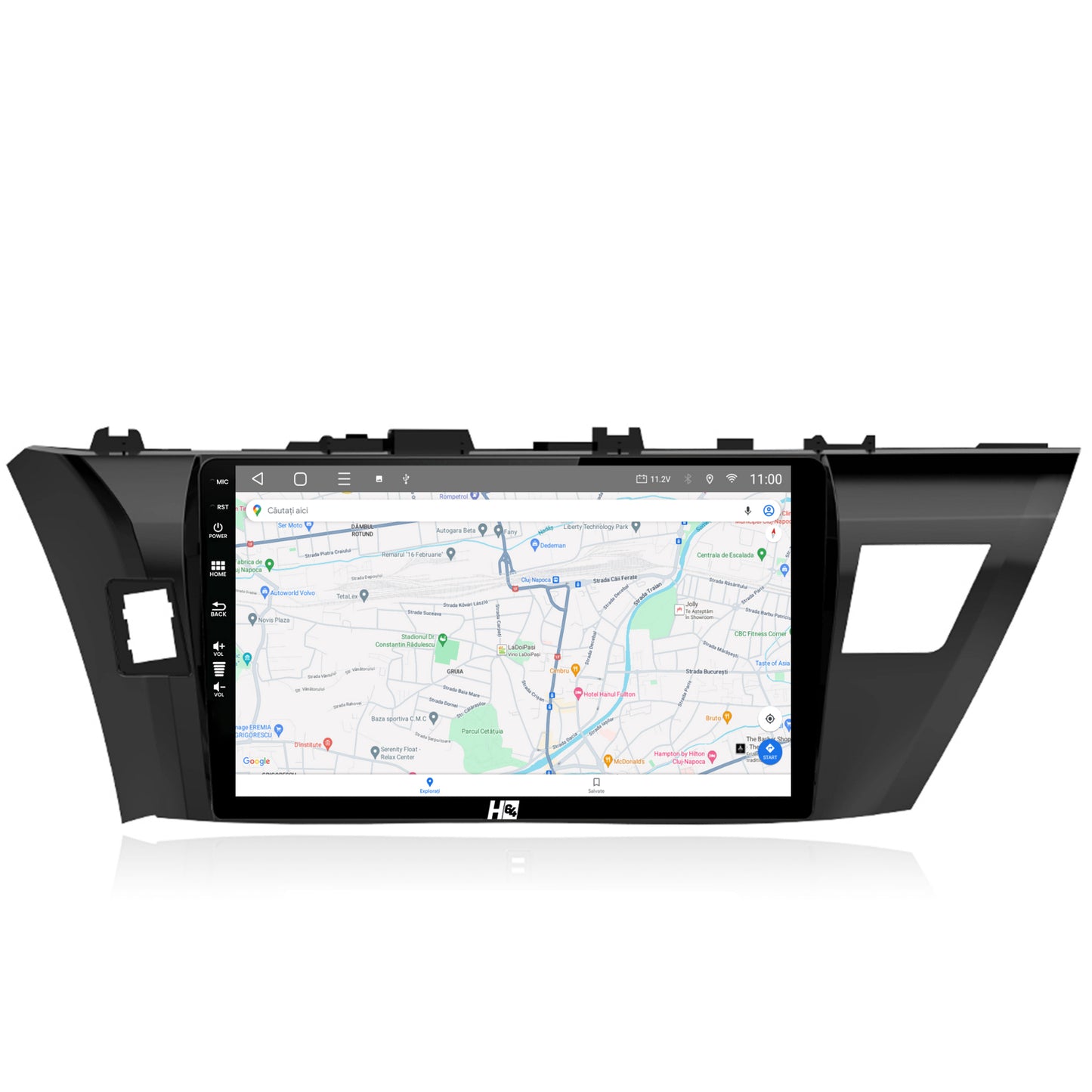 Navigatie HUB64 Toyota Corolla (2012-2016), 2GB RAM, Android, GPS, Wi-FI, Carplay, Android Auto, USB, Bluetooth, Radio, Waze, Touchscreen, 10.1 inch