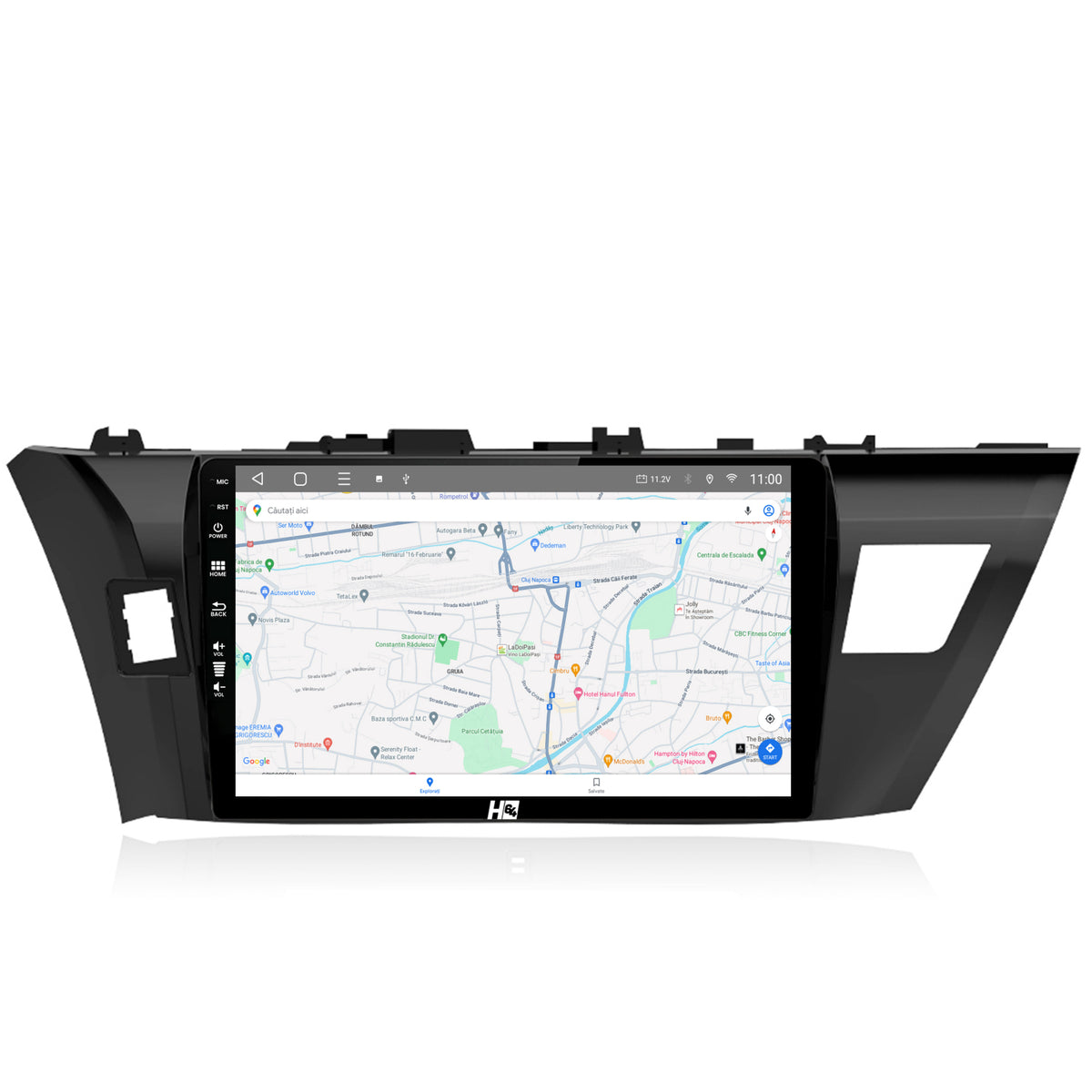 Navigatie HUB64 Toyota Corolla (2012-2016), 4GB RAM, Android, Quadcore, DSP, GPS, Wi-FI, Carplay, Android Auto, USB, Bluetooth, Waze, Touchscreen, 10.1 Inch