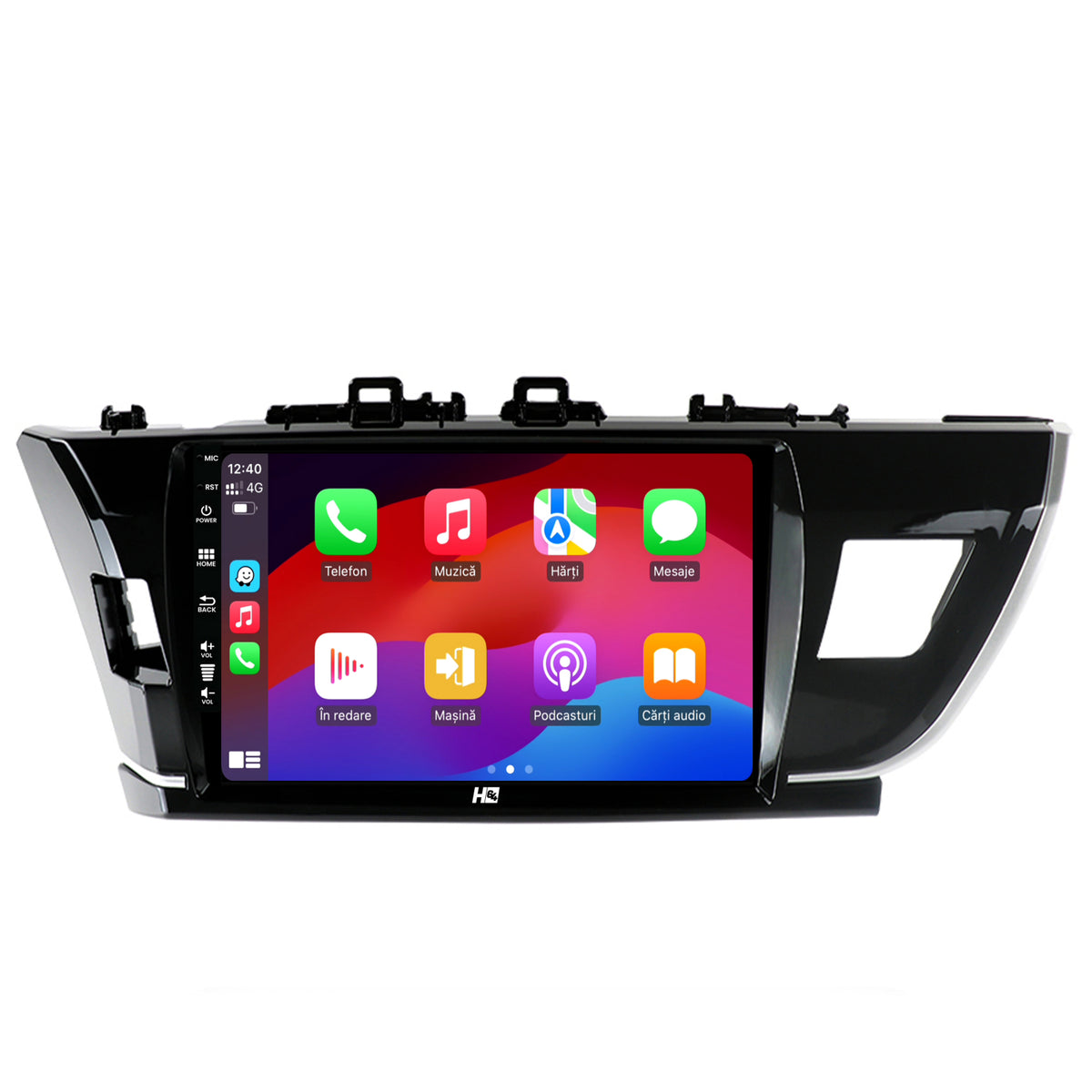 Navigatie HUB64 Toyota Corolla (2012-2016), 4GB RAM, Android, Quadcore, DSP, GPS, Wi-FI, Carplay, Android Auto, USB, Bluetooth, Waze, Touchscreen, 10.1 Inch