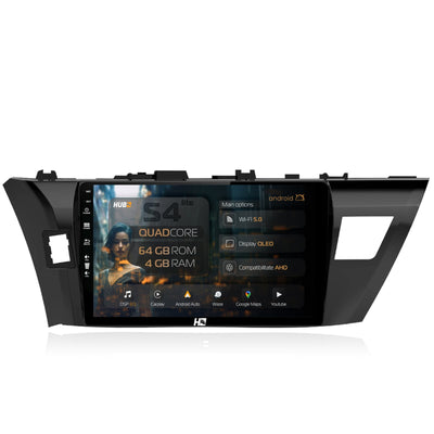 Navigatie HUB64 Toyota Corolla (2012-2016), 4GB RAM, Android, Quadcore, DSP, GPS, Wi-FI, Carplay, Android Auto, USB, Bluetooth, Waze, Touchscreen, 10.1 Inch