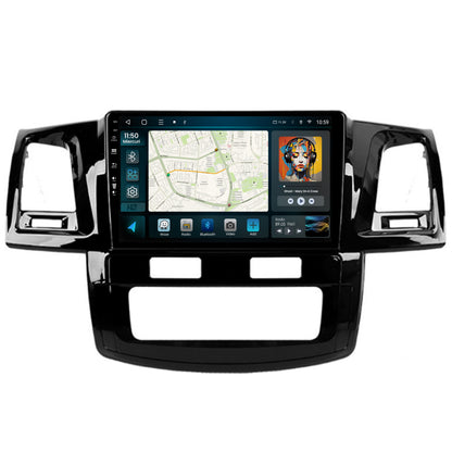 Navigatie HUB64 Toyota Hilux (2008-2014), 2GB RAM, Android, GPS, Wi-FI, Carplay, Android Auto, USB, Bluetooth, Radio, Waze, Touchscreen, 9 inch
