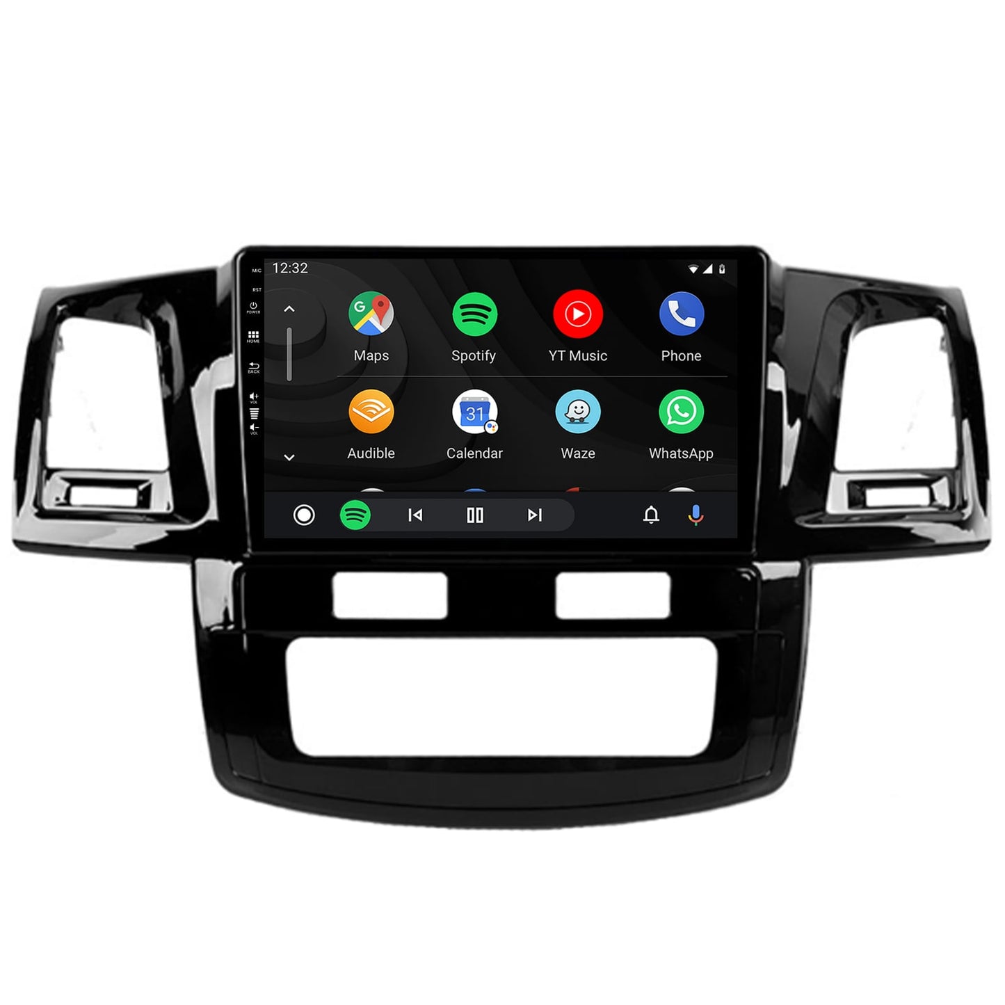 Navigatie HUB64 Toyota Hilux (2008-2014), 2GB RAM, Android, GPS, Wi-FI, Carplay, Android Auto, USB, Bluetooth, Radio, Waze, Touchscreen, 9 inch