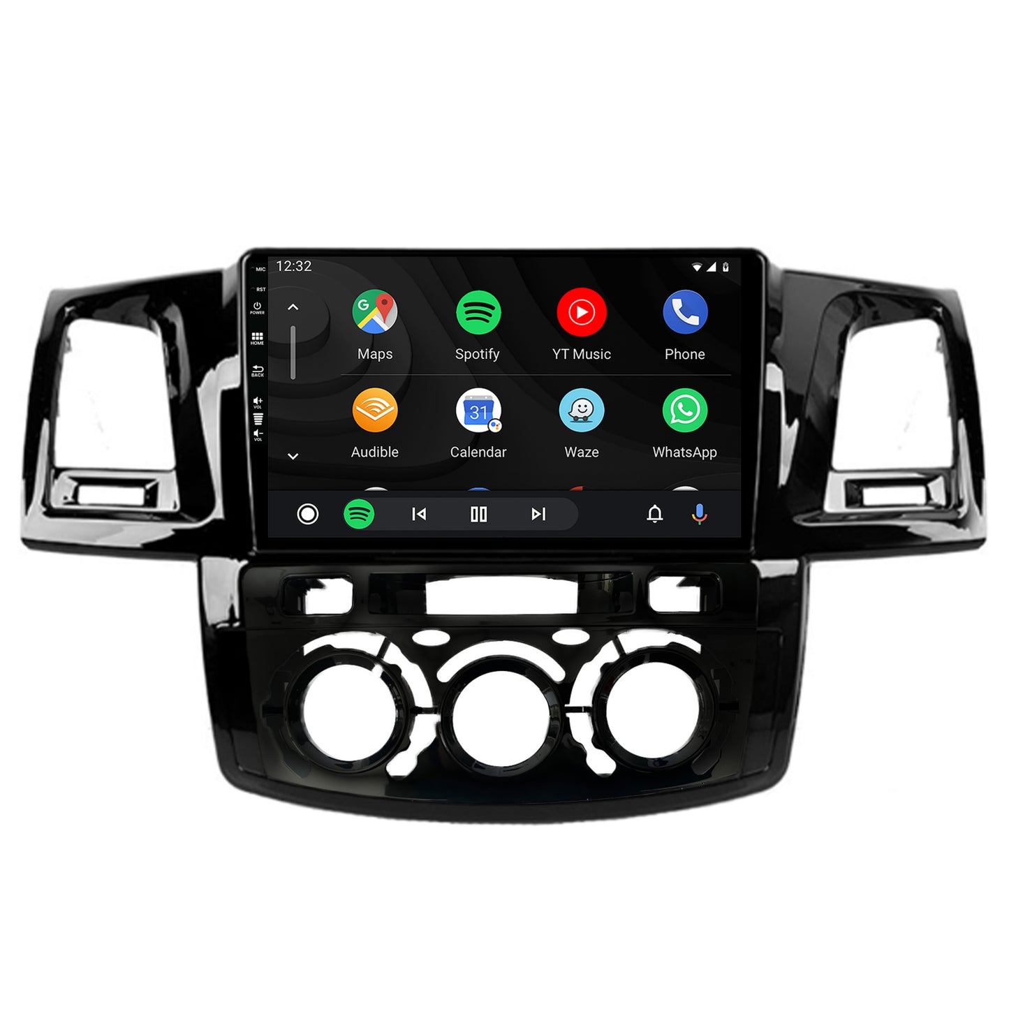 Navigatie HUB64 Toyota Hilux (2008-2014), 4GB RAM, Android, Octacore, Slot Sim 4G, DSP, GPS, Wi-FI, Carplay, Android Auto, USB, Bluetooth, Waze, Touchscreen, 9 inch