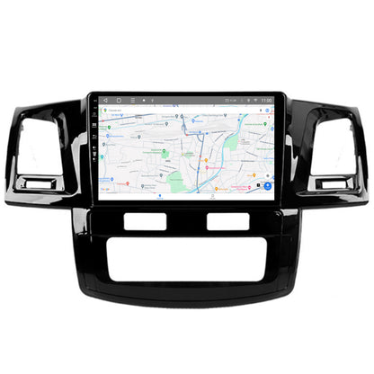 Navigatie HUB64 Toyota Hilux (2008-2014), Clima Automata, 4GB RAM, Android, Quadcore, DSP, GPS, Wi-FI, Carplay, Android Auto, USB, Bluetooth, Waze, Touchscreen, 9 inch