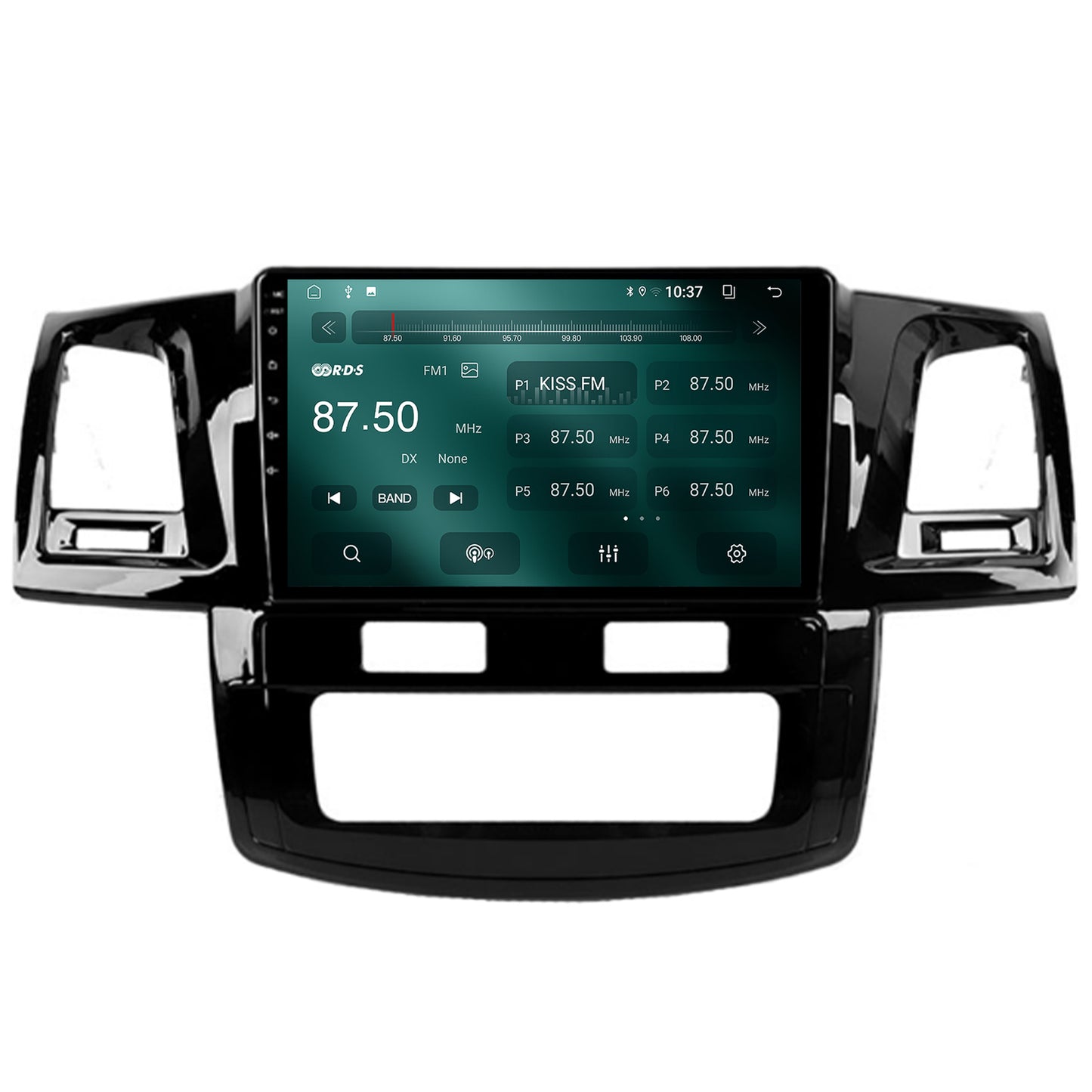 Navigatie HUB64 Toyota Hilux (2008-2014), 2GB RAM, Android, GPS, Wi-FI, Carplay, Android Auto, USB, Bluetooth, Radio, Waze, Touchscreen, 9 inch