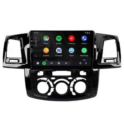 Navigatie HUB64 Toyota Hilux (2008-2014) Clima Manuala, 4GB RAM, Android, Quadcore, DSP, GPS, Wi-FI, Carplay, Android Auto, USB, Bluetooth, Waze, Touchscreen, 9 inch