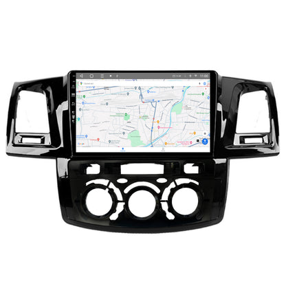 Navigatie HUB64 Toyota Hilux (2008-2014) Clima Manuala, 4GB RAM, Android, Quadcore, DSP, GPS, Wi-FI, Carplay, Android Auto, USB, Bluetooth, Waze, Touchscreen, 9 inch