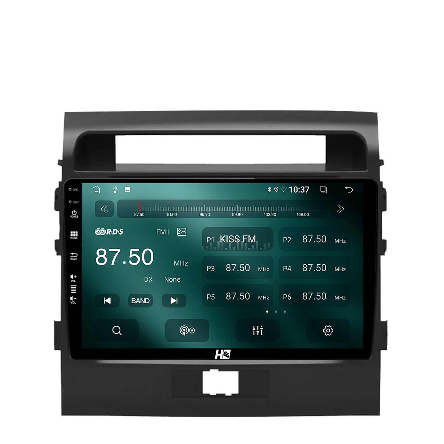 Navigatie HUB64 Toyota Land Cruiser 200 (2007-2015), 2GB RAM, Android, GPS, Wi-FI, Carplay, Android Auto, USB, Bluetooth, Radio, Waze, Touchscreen, 9 inch