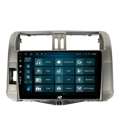 Navigatie HUB64 Toyota Land Cruiser / Prado (2009-2013), 2GB RAM, Android, GPS, Wi-FI, Carplay, Android Auto, USB, Bluetooth, Radio, Waze, Touchscreen, 9 inch