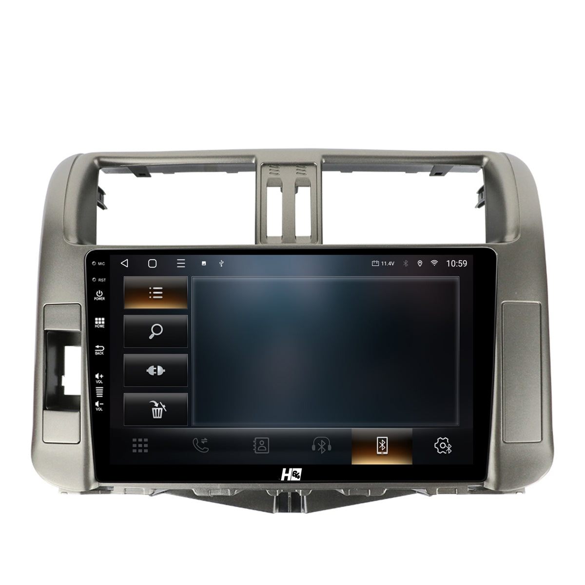 Navigatie HUB64 Toyota Land Cruiser / Prado (2009-2013), 4GB RAM, Android, Quadcore, DSP, GPS, Wi-FI, Carplay, Android Auto, USB, Bluetooth, Waze, Touchscreen, 9 inch