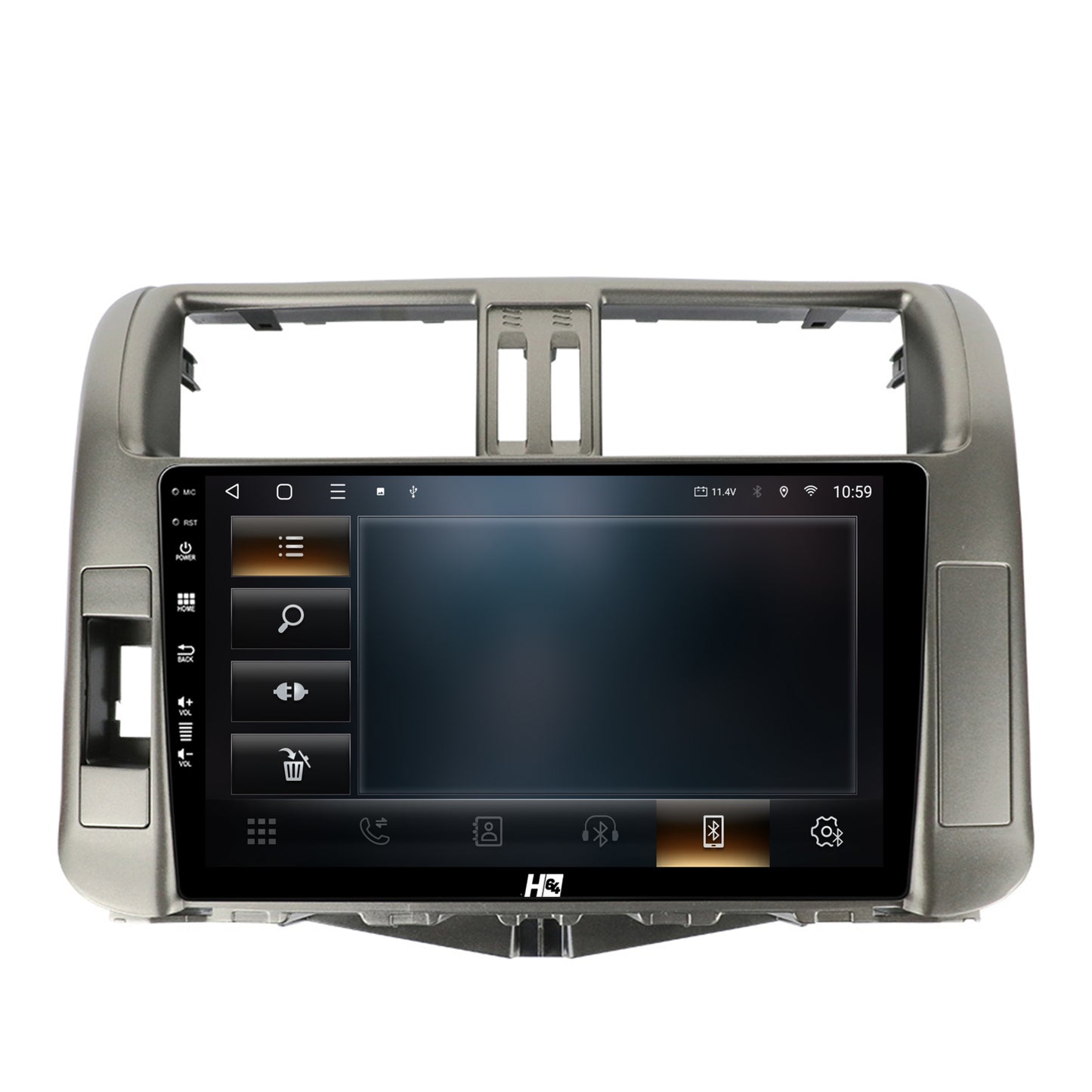 Navigatie HUB64 Toyota Land Cruiser / Prado (2009-2013), 8GB RAM, Android, Octacore, Slot Sim 4G, DSP, GPS, Wi-FI, Carplay, Android Auto, USB, Bluetooth, Waze, Touchscreen, 9 Inch