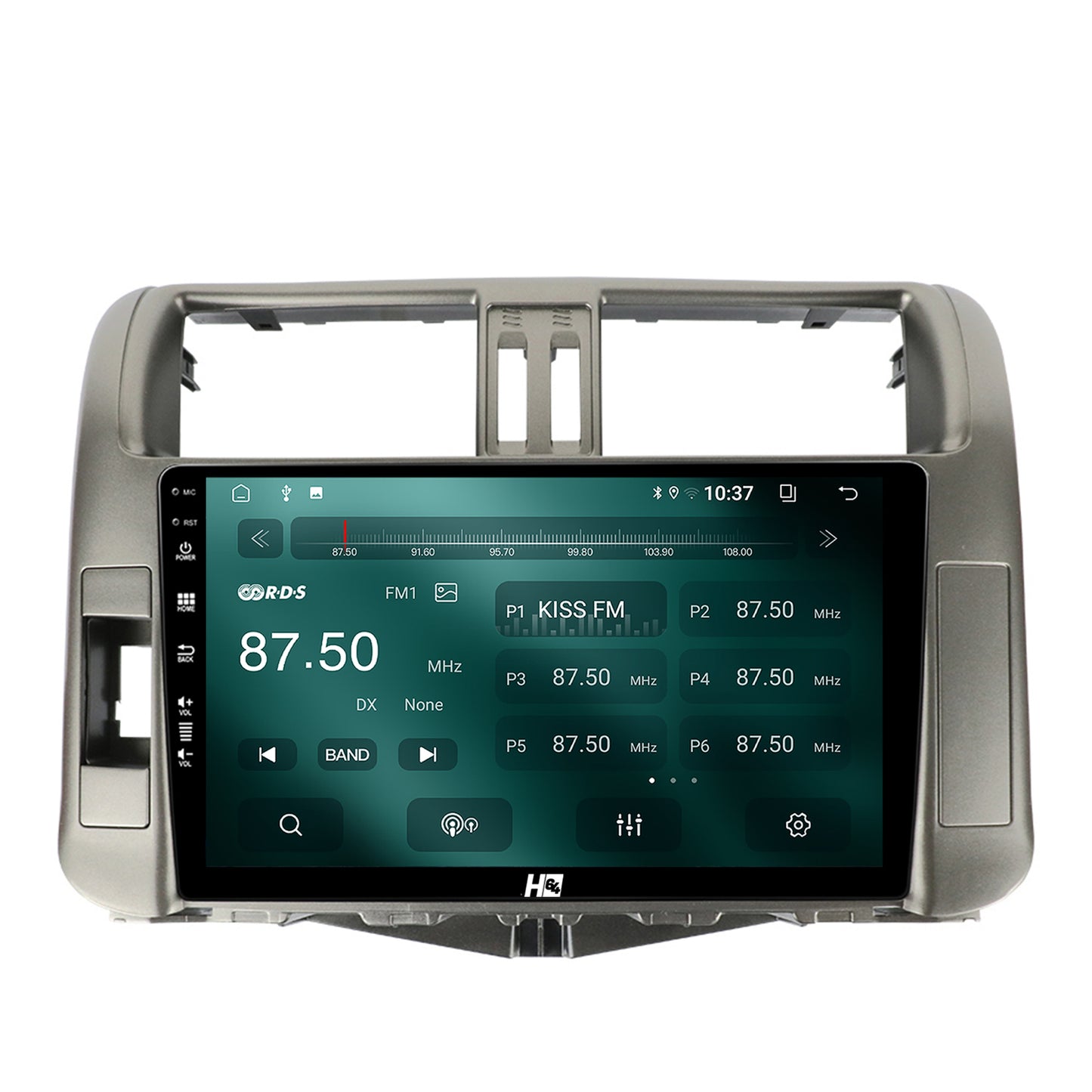 Navigatie HUB64 Toyota Land Cruiser / Prado (2009-2013), 2GB RAM, Android, GPS, Wi-FI, Carplay, Android Auto, USB, Bluetooth, Radio, Waze, Touchscreen, 9 inch