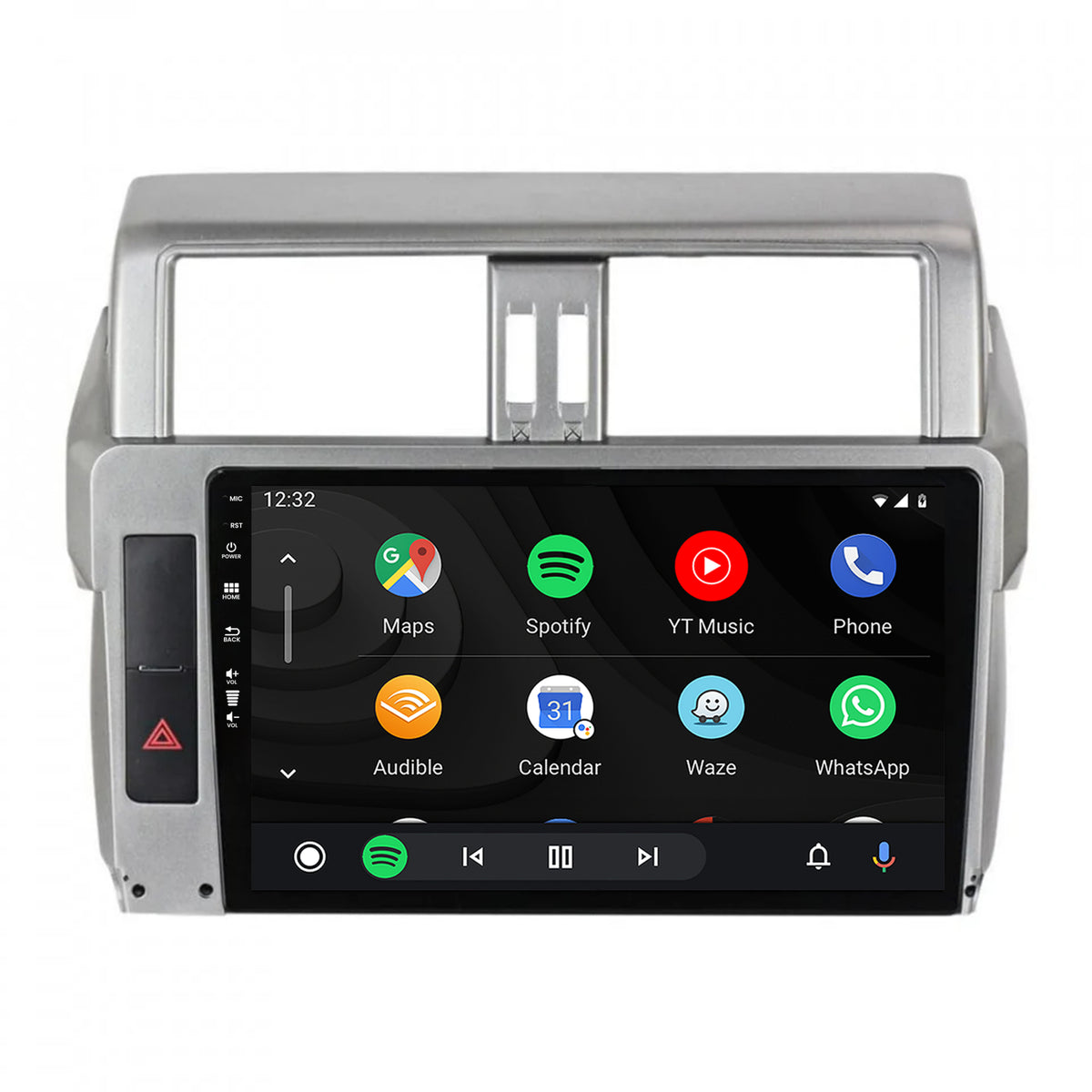 Navigatie HUB64 Toyota Land Cruiser / Prado J150 (2013-2017), 2GB RAM, Android, GPS, Wi-FI, Carplay, Android Auto, USB, Bluetooth, Radio, Waze, Touchscreen, 10.1 inch