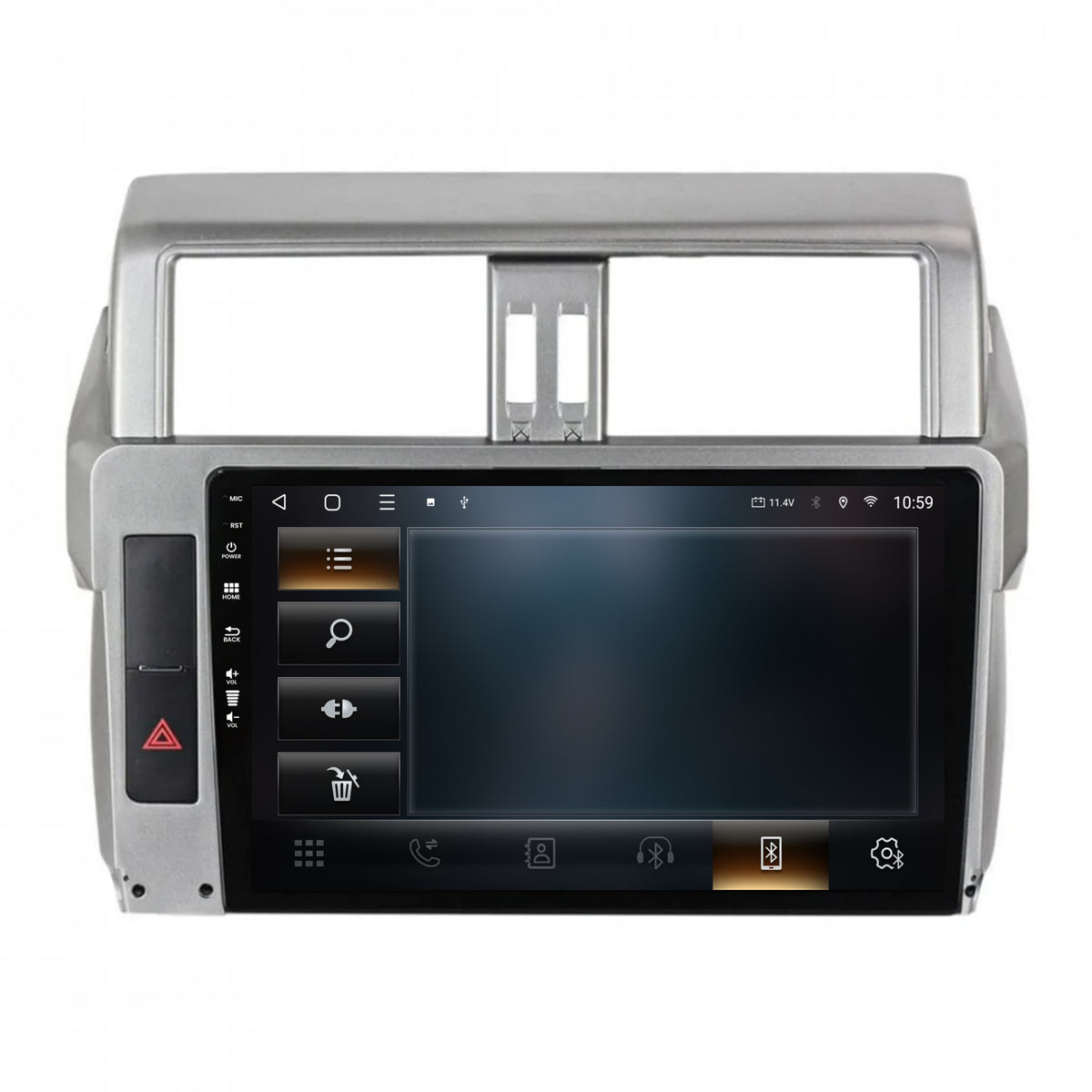Navigatie HUB64 Toyota Land Cruiser / Prado J150 (2013-2017), 8GB RAM, Android, Octacore, Slot Sim 4G, DSP, GPS, Wi-FI, Carplay, Android Auto, USB, Bluetooth, Waze, Touchscreen, 10.1 Inch