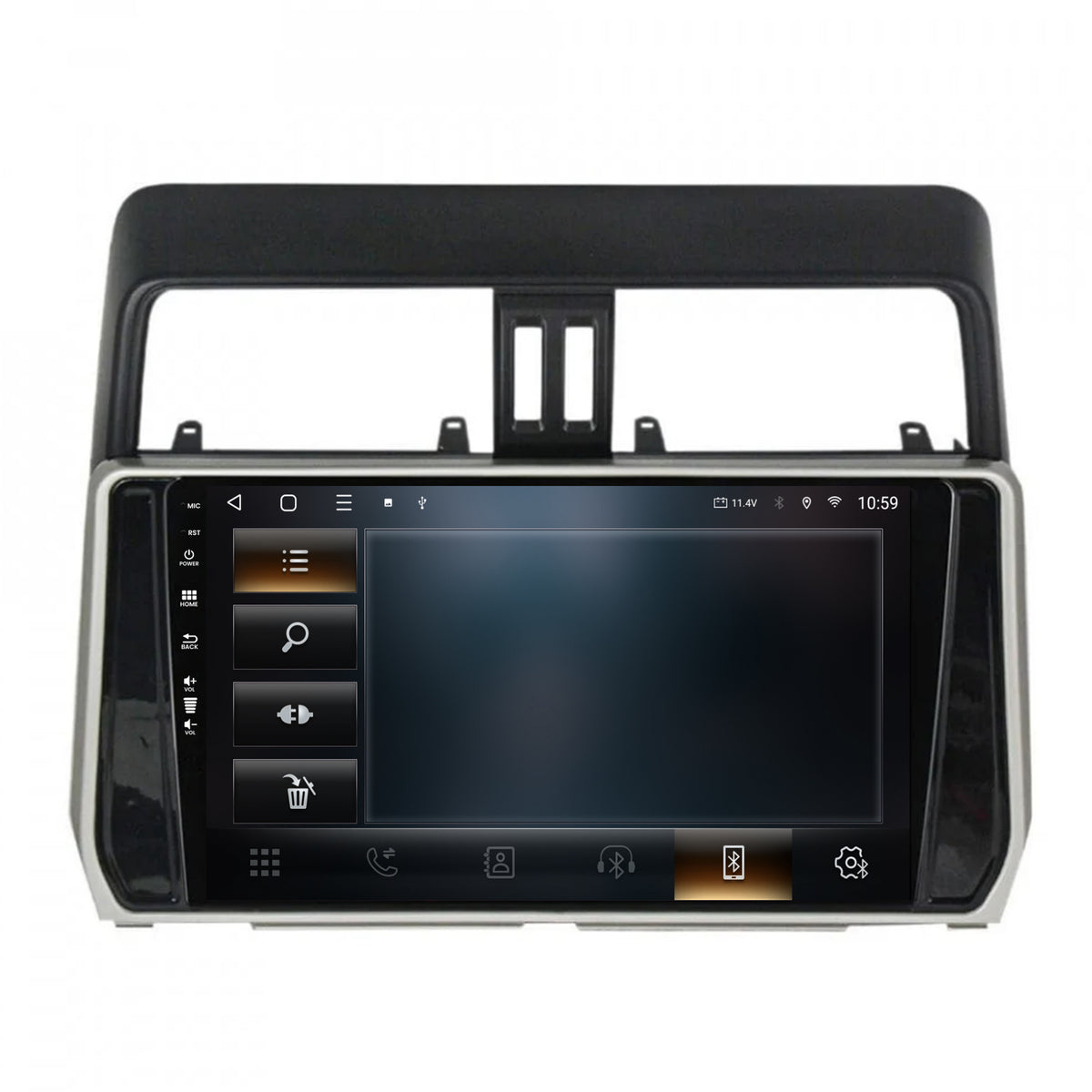 Navigatie HUB64 Toyota Land Cruiser / Prado J150 (2018+), 4GB RAM, Android, Quadcore, DSP, GPS, Wi-FI, Carplay, Android Auto, USB, Bluetooth, Waze, Touchscreen, 10.1 inch