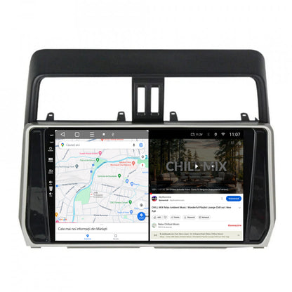 Navigatie HUB64 Toyota Land Cruiser / Prado J150 (2018+), 4GB RAM, Android, Quadcore, DSP, GPS, Wi-FI, Carplay, Android Auto, USB, Bluetooth, Waze, Touchscreen, 10.1 inch