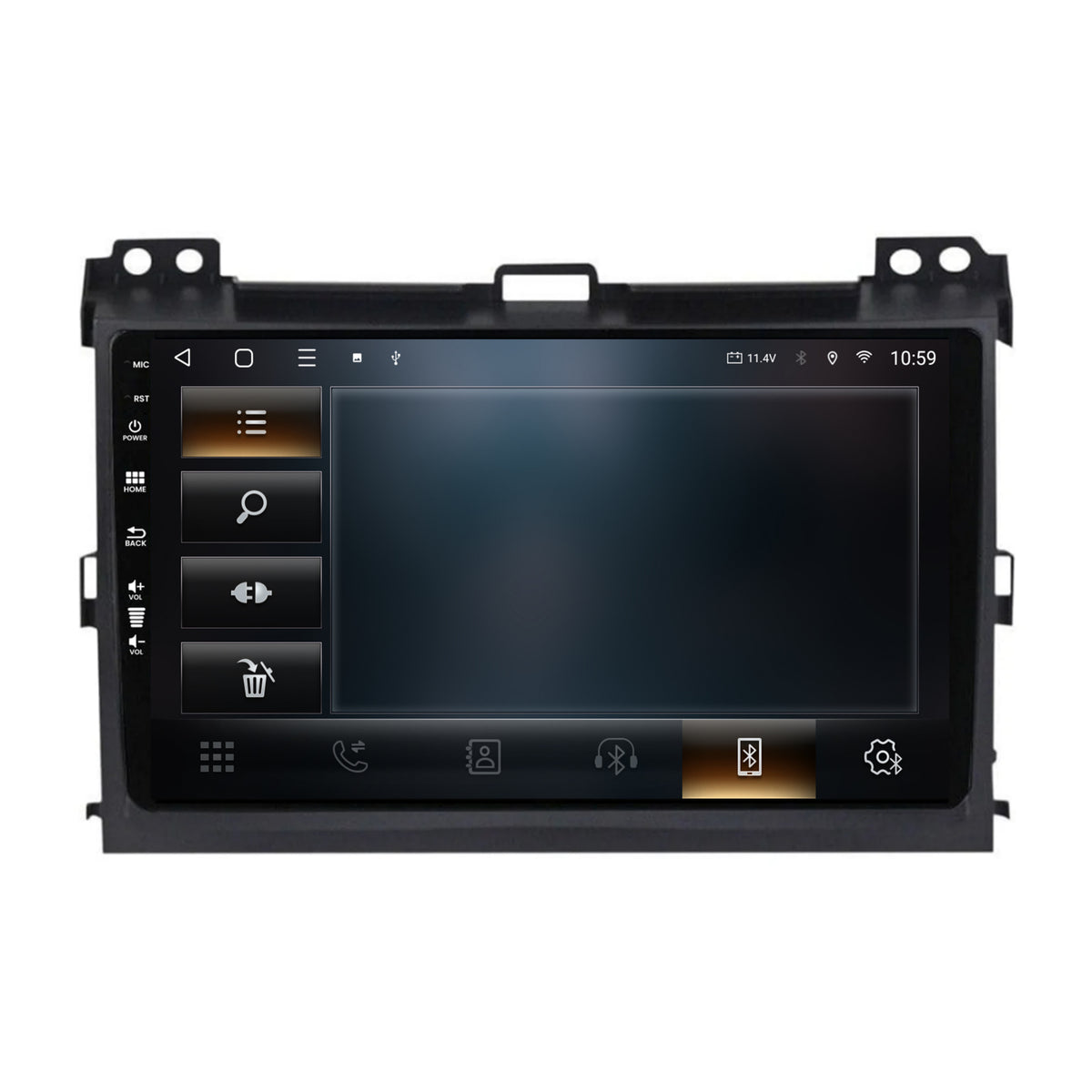 Navigatie HUB64 Toyota Prado J120 (2002-2010), 2GB RAM, Android, GPS, Wi-FI, Carplay, Android Auto, USB, Bluetooth, Radio, Waze, Touchscreen, 9 inch