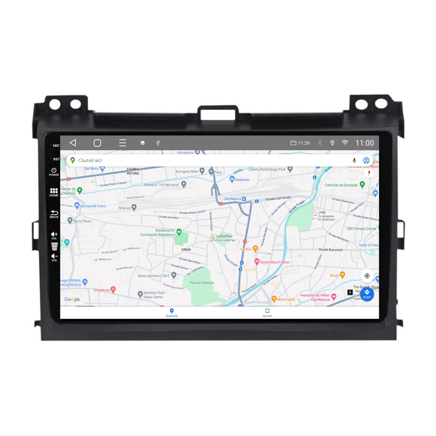 Navigatie HUB64 Toyota Prado J120 (2002-2010), 2GB RAM, Android, GPS, Wi-FI, Carplay, Android Auto, USB, Bluetooth, Radio, Waze, Touchscreen, 9 inch