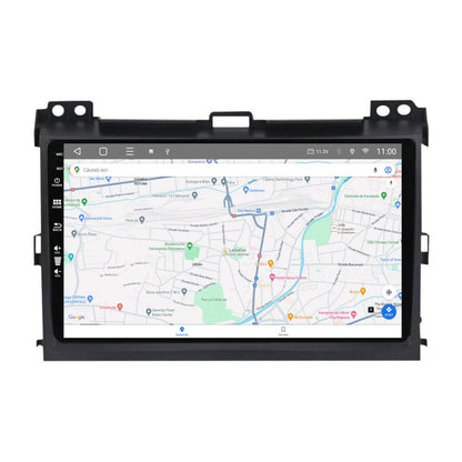 Navigatie HUB64 Toyota Prado J120 (2002-2010), 4GB RAM, Android, Octacore, Slot Sim 4G, DSP, GPS, Wi-FI, Carplay, Android Auto, USB, Bluetooth, Waze, Touchscreen, 9 inch