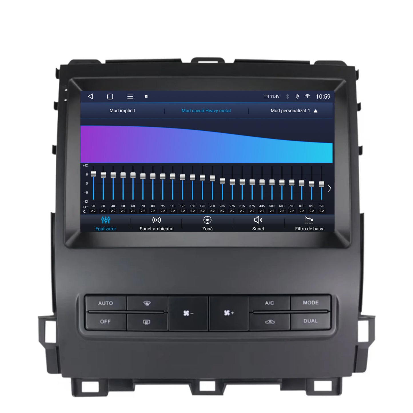 Navigatie HUB64 Toyota Prado J120 (2002-2010), 4GB RAM, Android, Octacore, Slot Sim 4G, DSP, GPS, Wi-FI, Carplay, Android Auto, USB, Bluetooth, Waze, Touchscreen, 9 inch