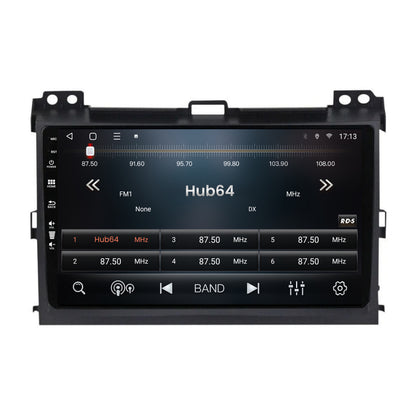 Navigatie HUB64 Toyota Prado J120 (2002-2010), 6GB RAM, Android, Octacore, Slot Sim 4G, DSP, GPS, Wi-FI, Carplay, Android Auto, USB, Bluetooth, Waze, Touchscreen, 9 Inch