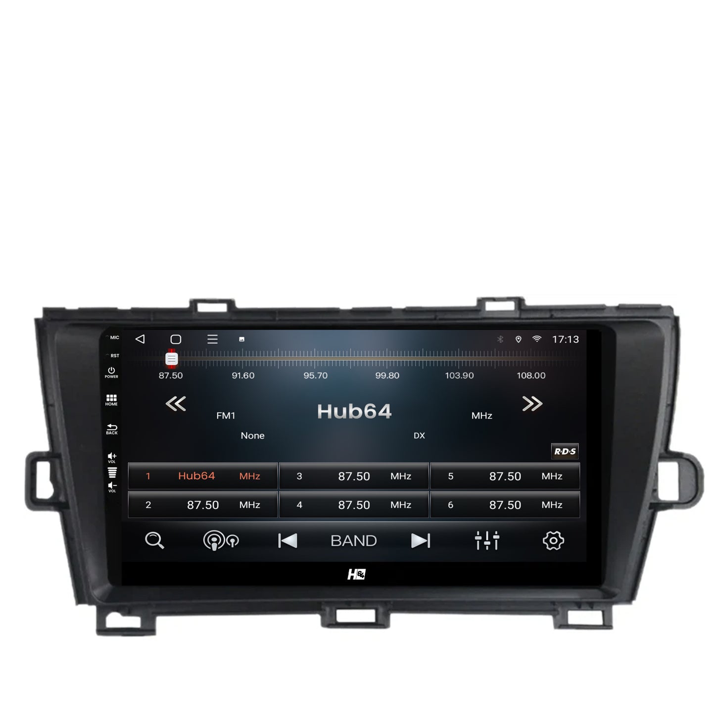 Navigatie HUB64 Toyota Prius (2009-2014), 2GB RAM, Android, GPS, Wi-FI, Carplay, Android Auto, USB, Bluetooth, Radio, Waze, Touchscreen, 9 Inch
