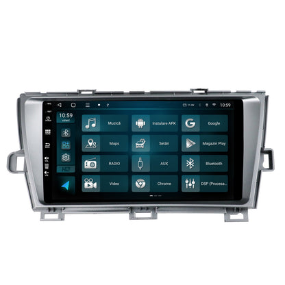 Navigatie HUB64 Toyota Prius (2009-2014), 4GB RAM, Android, Octacore, Slot Sim 4G, DSP, GPS, Wi-FI, Carplay, Android Auto, USB, Bluetooth, Waze, Touchscreen, 9 inch
