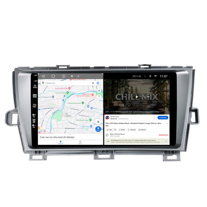 Navigatie HUB64 Toyota Prius (2009-2014), 4GB RAM, Android, Quadcore, DSP, GPS, Wi-FI, Carplay, Android Auto, USB, Bluetooth, Waze, Touchscreen, 9 inch
