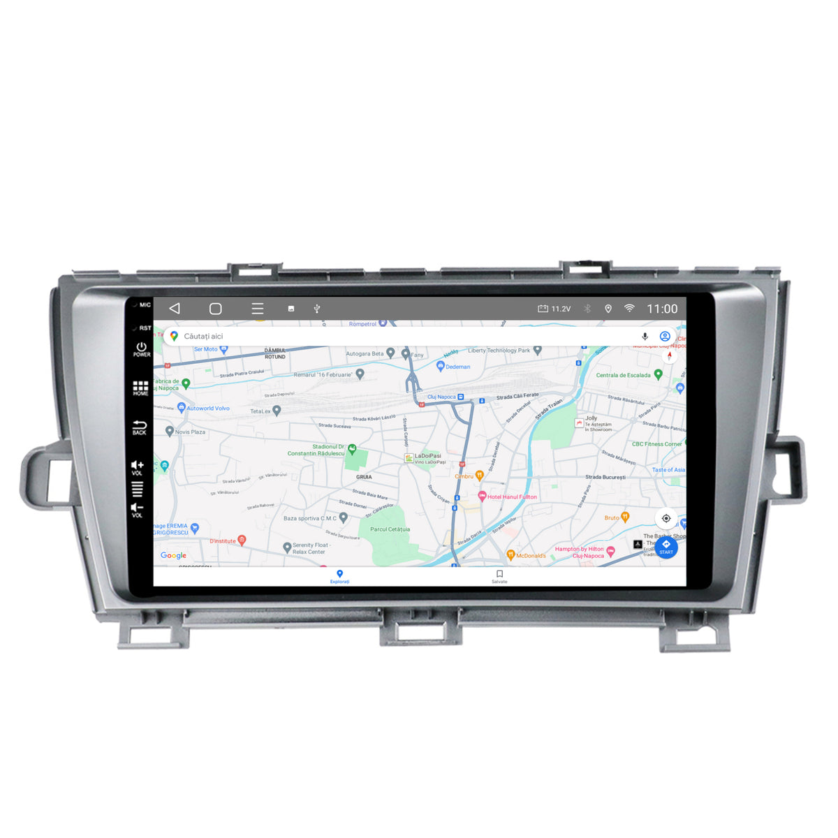 Navigatie HUB64 Toyota Prius (2009-2014), 4GB RAM, Android, Quadcore, DSP, GPS, Wi-FI, Carplay, Android Auto, USB, Bluetooth, Waze, Touchscreen, 9 inch