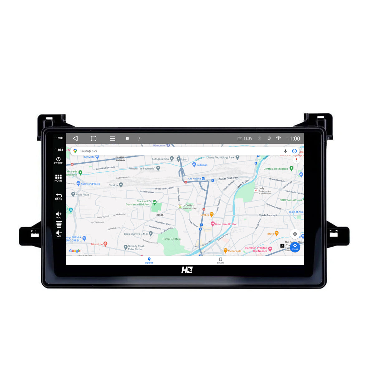 Navigatie HUB64 Toyota Prius (2015+), 8GB RAM, Android, Octacore, Slot Sim 4G, DSP, GPS, Wi-FI, Carplay, Android Auto, USB, Bluetooth, Waze, Touchscreen, 9 Inch