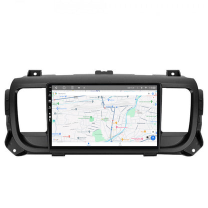 Navigatie HUB64 Toyota Proace (2016+), 4GB RAM, Android, Quadcore, DSP, GPS, Wi-FI, Carplay, Android Auto, USB, Bluetooth, Waze, Touchscreen, 9 Inch