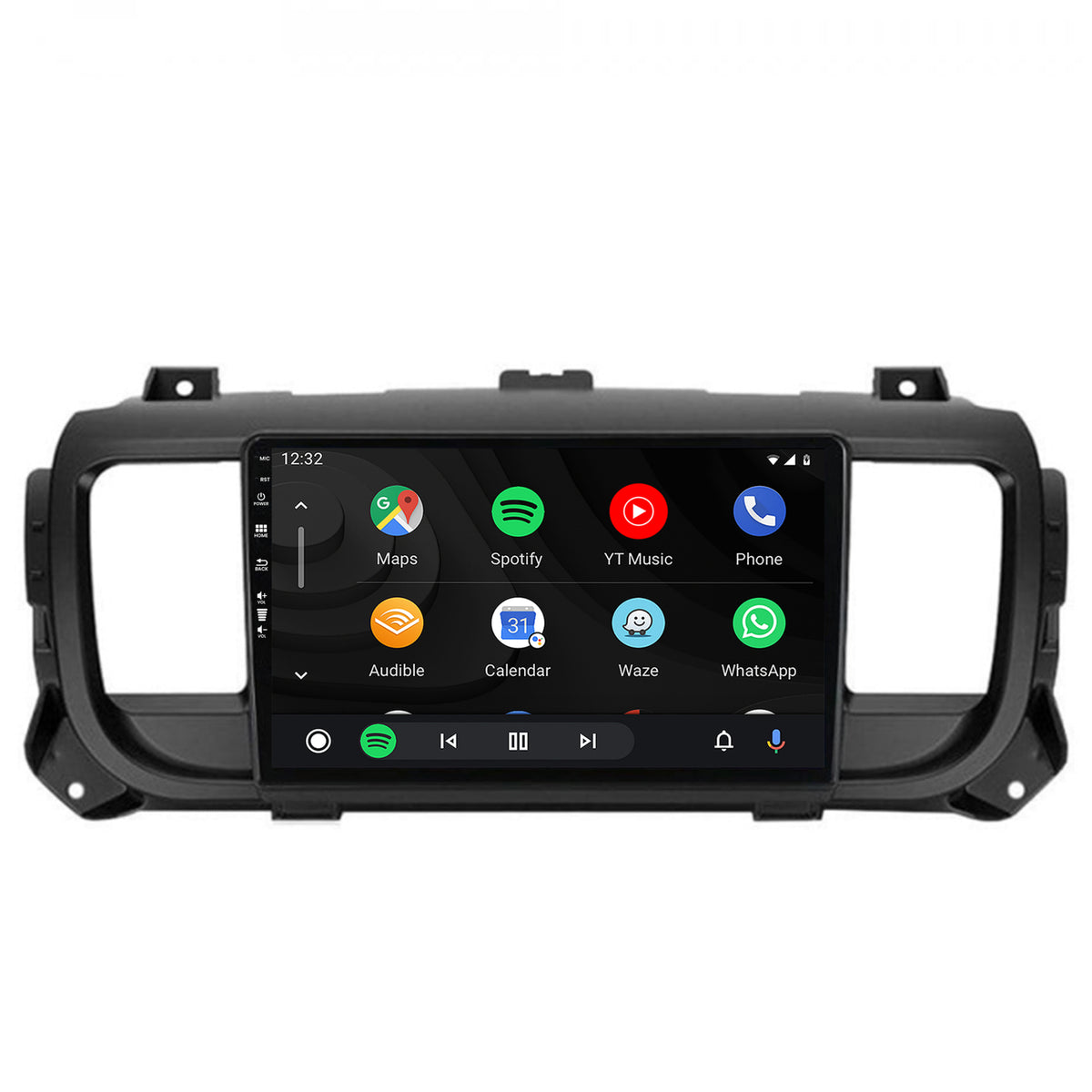 Navigatie HUB64 Toyota Proace (2016+), 4GB RAM, Android, Quadcore, DSP, GPS, Wi-FI, Carplay, Android Auto, USB, Bluetooth, Waze, Touchscreen, 9 Inch
