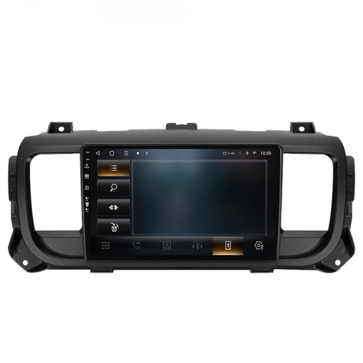 Navigatie HUB64 Toyota Proace (2016+), 4GB RAM, Android, Quadcore, DSP, GPS, Wi-FI, Carplay, Android Auto, USB, Bluetooth, Waze, Touchscreen, 9 Inch