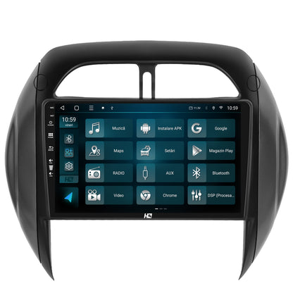 Navigatie HUB64 Toyota RAV4 (2003-2005), 4GB RAM, Android, Octacore, Slot Sim 4G, DSP, GPS, Wi-FI, Carplay, Android Auto, USB, Bluetooth, Waze, Touchscreen, 9 inch
