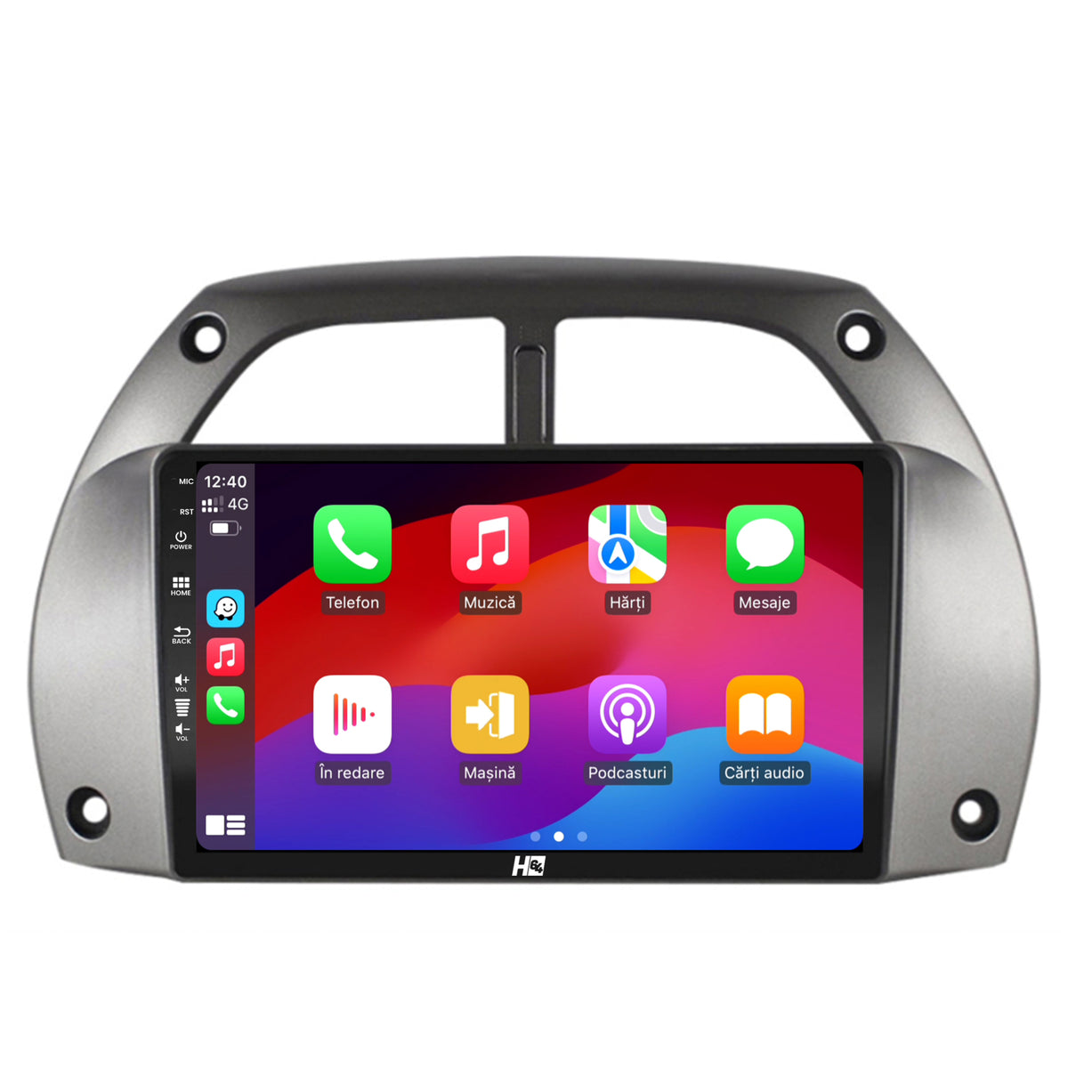 Navigatie HUB64 Toyota RAV4 (2001-2006), 4GB RAM, Android, Octacore, Slot Sim 4G, DSP, GPS, Wi-FI, Carplay, Android Auto, USB, Bluetooth, Waze, Touchscreen, 9 inch