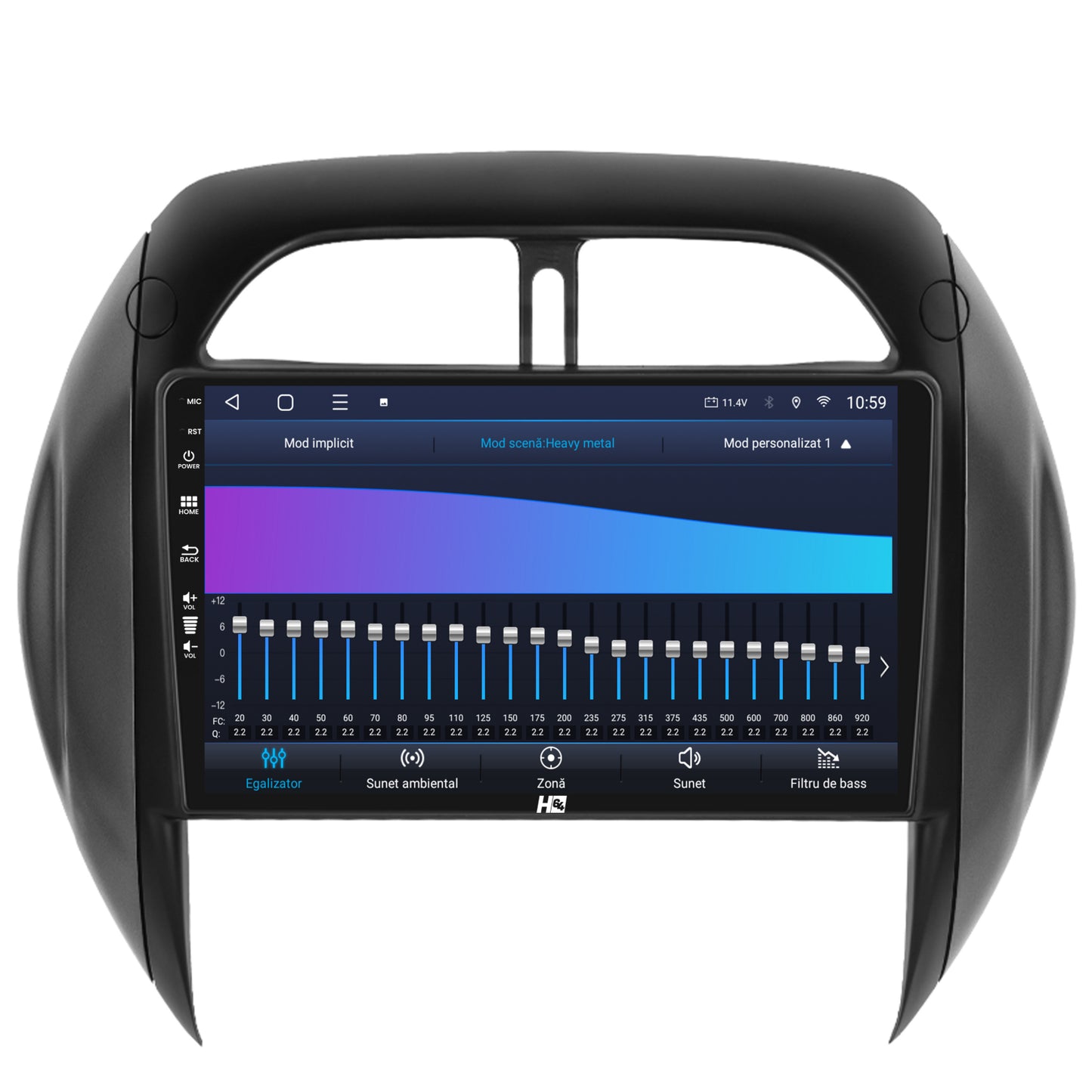 Navigatie HUB64 Toyota RAV4 (2003-2005), 6GB RAM, Android, Octacore, Slot Sim 4G, DSP, GPS, Wi-FI, Carplay, Android Auto, USB, Bluetooth, Waze, Touchscreen, 9 Inch