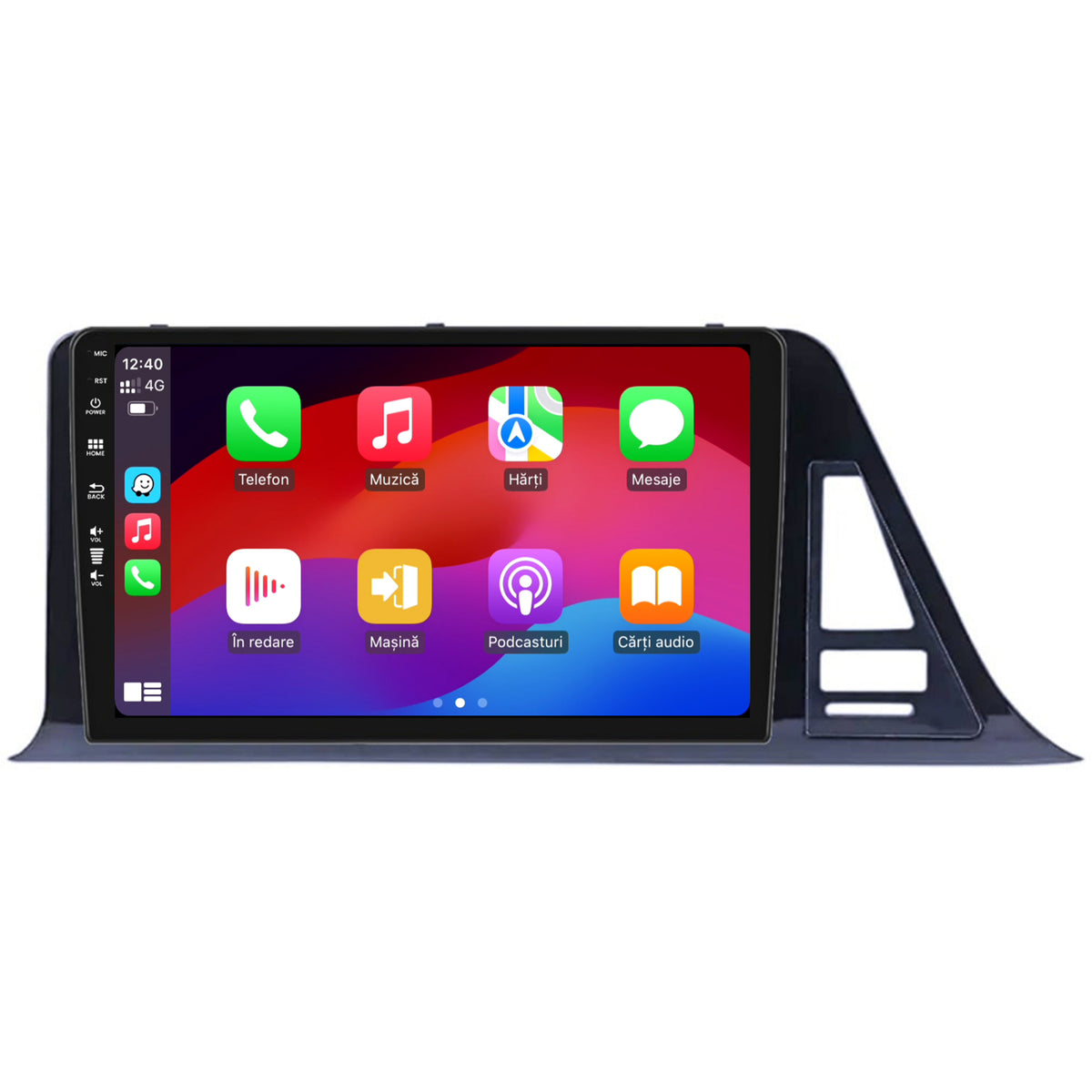 Navigatie HUB64 Toyota CHR (2016-2020), 6GB RAM, Android, Octacore, Slot Sim 4G, DSP, GPS, Wi-FI, Carplay, Android Auto, USB, Bluetooth, Waze, Touchscreen, 9 Inch