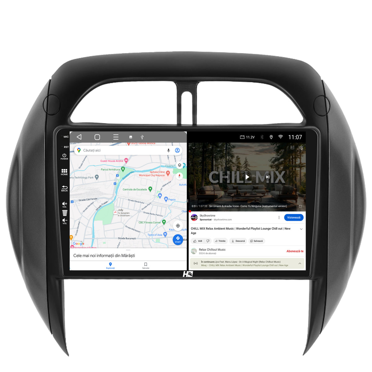 Navigatie HUB64 Toyota RAV4 (2003-2005), 8GB RAM, Android, Octacore, Slot Sim 4G, DSP, GPS, Wi-FI, Carplay, Android Auto, USB, Bluetooth, Waze, Touchscreen, 9 Inch